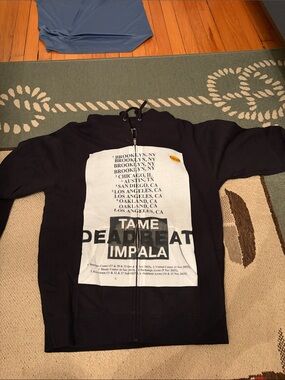 Tame Impala 2025 Tour zip-up Hoodie - Medium